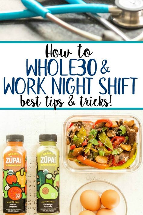 Working overnights and pulling long night shifts is no easy feat. Trying to do a Whole30 at the same time can add another layer of difficulty to this new way of eating, but it's not impossible! I perfected my night shift routine while working 12 hours in the hospital, and with these tips, you'll find working overnights and healthy eating to be much more do-able, and even enjoyable! #whole30 #whole30overnights #whole30mealprep Night Shift Routine, Night Shift Eating, Working Night Shift, Whole30 Meal Prep, Eating Schedule, Whole 30 Diet, Simple Nutrition, Primal Recipes, Long Night