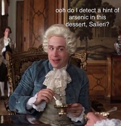 Amadeus humor. Tom Hulce, Historical Humor, Famous Composers, Rock Opera, Wolfgang Amadeus Mozart, History Jokes, Music Jokes, Dry Humor, Classical Period