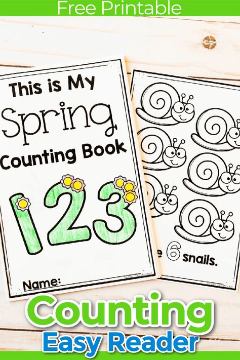 March Craft, Counting Activities For Preschoolers, Math Counting Activities, Spring Math Activities, Farm Lessons, Print Awareness, Preschool Counting, Letter Recognition Activities, Spring Math