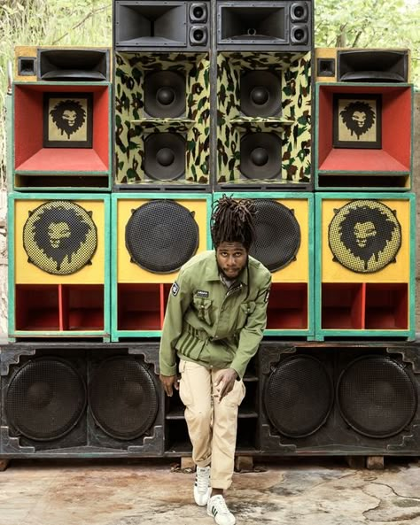 Sound System Culture, Reggae Sound System, Nike Activation, Electra Costume, Soundsystem Culture, Rastafarian Culture, Jah Rastafari, Jamaica Reggae, Systems Art