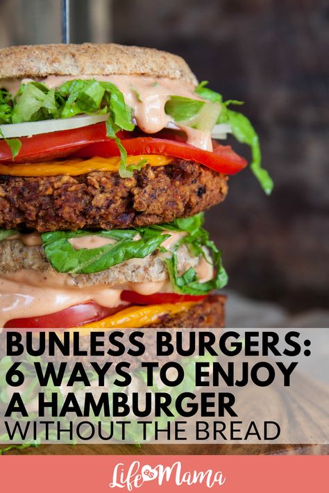 Bunless Burgers: 6 Ways To Enjoy A Hamburger Without The Bread #hamburgers #bunlessburgers #cheeseburgers #eatinghealthy #veggies #veggiebuns Turkey Lentil, Lentil Burger Recipe, Vegan Mushroom Burger, Lentil Burger, Beetroot Burgers, Bunless Burger, Vegan Pizza Recipe, Lentil Burgers, Green Chef