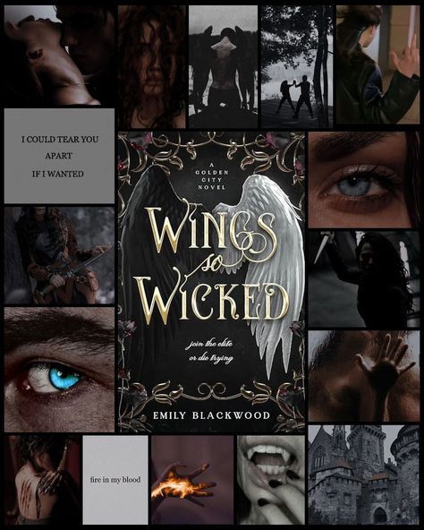 Rating: ⭐️⭐️⭐️.75 Spice: 🌶 Thanks so much to @authoremilyblackwood for blessing me with an eARC! I enjoyed it. ♡ 🦇WINGS SO WICKED🦇… | Instagram Best Books Aesthetic, Wings So Wicked, Wings So Wicked Fanart, Lights Out Book, Jaymin Eve, Rivals To Lovers, Wicked Book, Best Books For Teens, Spicy Romance