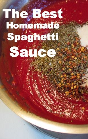 spaghetti sauce. So versatile - includes a ton of different recipes you can make with one simple sauce! Best Ever Spaghetti, Homemade Spaghetti Sauce, Homemade Spaghetti, Fettuccine Alfredo, Pan Meals, Idee Pasto Sano, Spaghetti Sauce, Homemade Sauce, Pot Meals