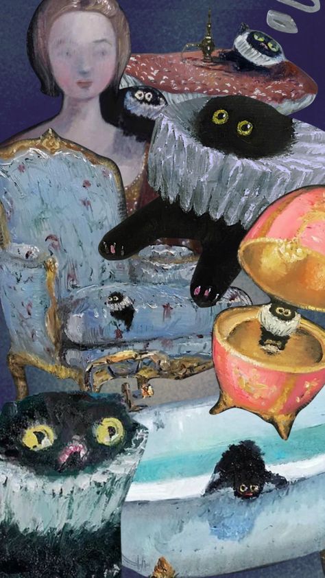 Kevin The Kitten, Vanessa Stockard Black Cat Wallpaper, Kevin The Cat, Vanessa Stockard Kevin The Cat, Kevin The Kitten Vanessa Stockard, Vanessa Stockard, Vanessa Stockard Black Cat, Cat Old Painting, Victorian Cat Paintings