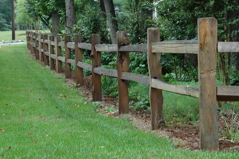 Western Red Cedar Split Rail - Traditional - Landscape - Atlanta - by Allied Fence Co | Houzz Cedar Split Rail Fence, Wood Privacy Fence, Split Rail Fence, Rail Fence, Privacy Fences, Traditional Landscape, Privacy Fence, Western Red Cedar, Red Cedar