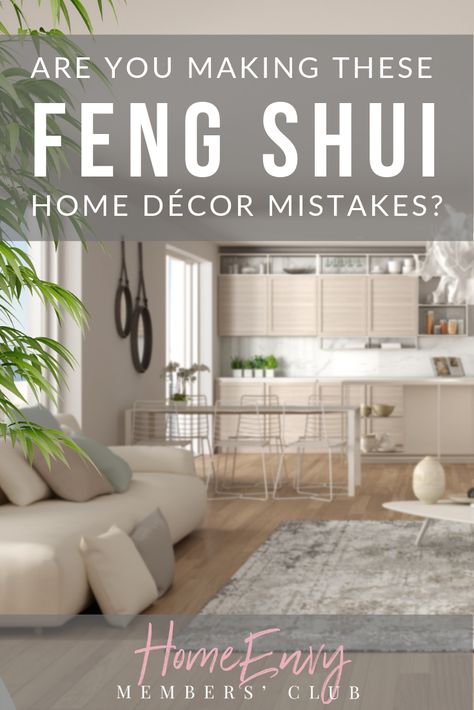 Get our top Feng Shui tips for beginners to create more harmony and happiness, from your living room to your bedroom. #fengshuitips #fengshuihome#fengshuibedroom Fung Shway, Feng Shui Living Room Layout, Feng Shui Interior Design, Feng Shui Interior, Feng Shui Kitchen, Room Feng Shui, Feng Shui Rules, Feng Shui Guide, How To Feng Shui Your Home