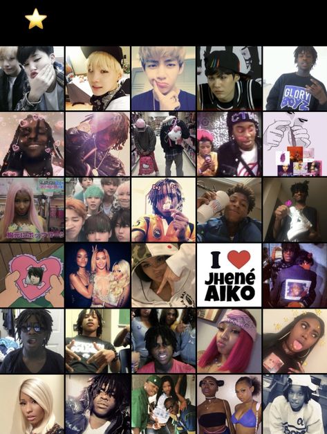 bts, chief keef, Nicki Minaj Jaelynn Core, Janiyah Core, Amiyah Core, Janae Core, Aniyah Core, Jayda Core, Vibe Pfp, Milly Core, Me Core