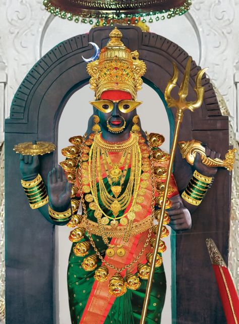 SHRI VINDHYAVASINI MATAJI,DINDORI NASHIK MAHARASHTRA Vindhyavasini Devi, Devi Hd Wallpaper, Durga Photo, Kali Images, Goddess Kali Images, Maa Durga Photo, Durga Mata, Lord Venkateswara, Goddess Kali