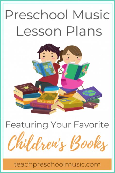 Literacy and music go hand in hand and I’ve always prioritized bringing books and stories into my classes to complement the songs and music concepts that the kids are learning about. #storybook #storybooklessonplans #lessonplans #lessonplanning #toddlers #preschool #elementary #kindergarten #preschoollessonplans #elementarylessonplans #teachers #teacherresourcesfree #childrensbooks #books #reading Music Lessons For Preschool, Music Lesson Plans Preschool, Preschool Music Lessons, Kindergarten Music Lessons, Lesson Plans For Preschool, Musical Lessons, Movement Preschool, Preschool Music Activities, Music For Toddlers