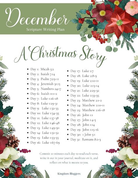 December Scripture Writing Plan 2023, Christmas Scripture Writing Plan, Advent Scripture Writing Plan, Daily Scripture Writing 2023, Monthly Scripture Writing Plan 2023, Scripture Writing Plans 2023, December Bible Reading Plan, December Scripture Writing Plan, Scripture Plans