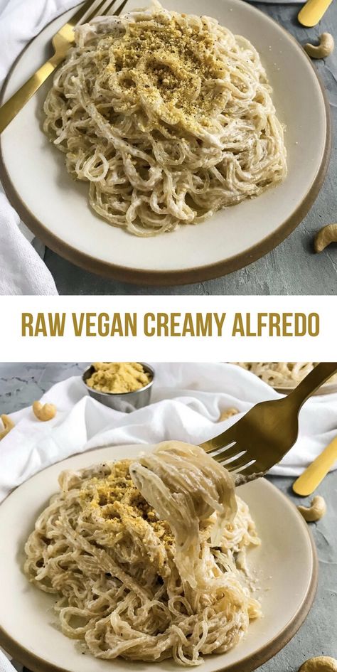 Raw Alfredo Sauce, Vegan Raw Dinner Recipes, Raw Vegan Comfort Food, Raw Diet Dinner Recipes, Raw Vegan Sauce Recipes, Best Raw Vegan Recipes, Raw Vegan Keto Recipes, Raw Vegan Meat, Raw Pasta Sauce