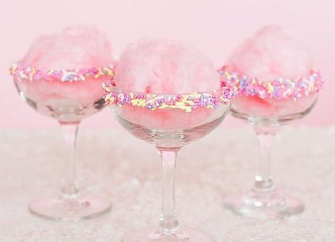 A Whimsical Wedding Treat: Cotton Candy Wedding Ideas Shower Must Haves, Bridal Shower Drinks, Pink Bridal Shower, Pink Bridal, Cotton Candy, Sprinkles, Bridal Shower, Ice Cream, Candy