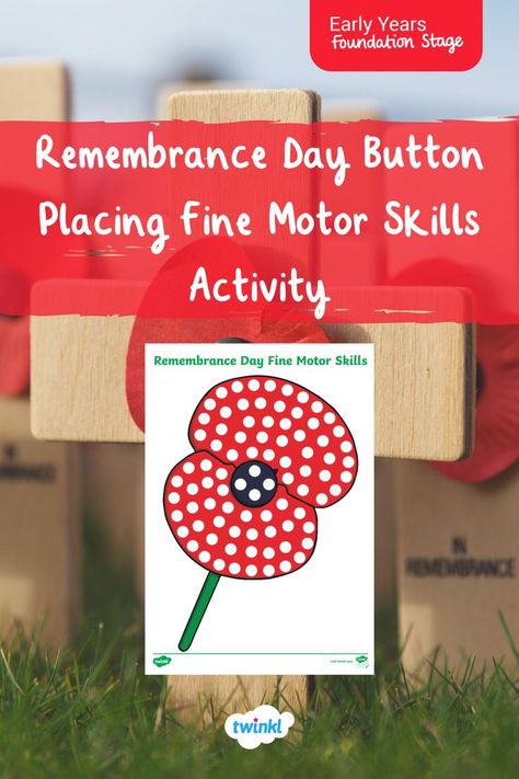 Remembrance day eyfs activity. Click to download. Remembrance Day Fine Motor Activities, Remembrance Day For Kids, Eyfs Remembrance Day Activities, Fine Motor Skills Activity, Motor Skills Activity, Remembrance Day Activities, Remembrance Day Art, Early Years Foundation Stage, Fine Motor Activities For Kids