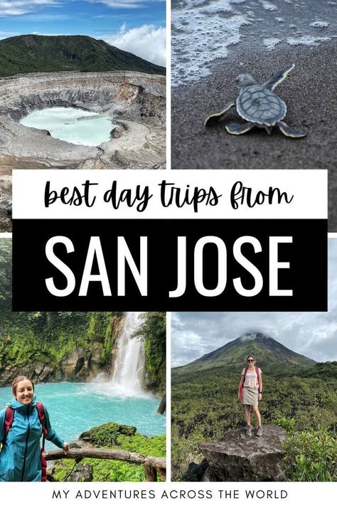 Are you traveling to Costa Rica? Here are the best day trips from San José Costa Rica. Discover where to go on a day trip from San Jose and the best places to visit in Costa Rica from San José | things to do in San José | Poas Volcano | Rio Celeste via @clautavani 8 Days In Costa Rica, San Jose Costa Rica Things To Do, San Jose Costa Rica Restaurants, Quepos Costa Rica Things To Do, East San Jose, San Jose Costa Rica, Tamarindo, Costa Rica Travel, The Best Day