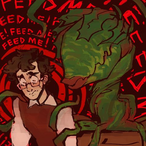 Orin Scrivello Fanart, Seymour Little Shop Of Horrors, Little Shop Of Horrors Fanart, Little Shop Of Horrors Musical, Lil Shop Of Horrors, Audrey 2, Tracing Art, Theater Kid, Little Shop Of Horrors