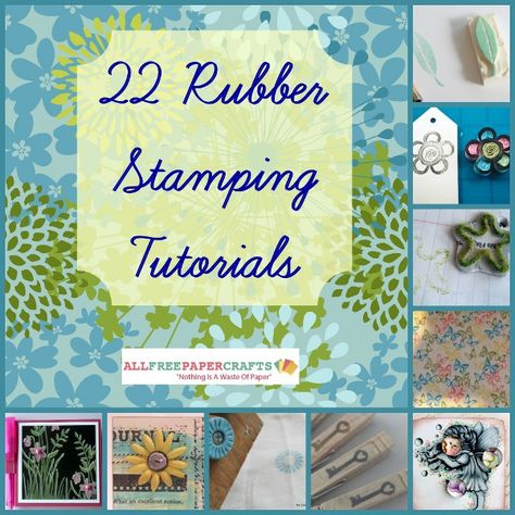 22 Rubber Stamping Tutorials: learn how to make a stamp and find new ideas for rubber stamping here as well. Rubber Stamping Ideas, Make Your Own Stamp, Rubber Stamping Techniques, Rubber Stamp Crafts, Eraser Stamp, Stamping Projects, Foam Stamps, Lino Prints, Stamp Ideas