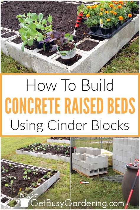 Cinder Blocks Raised Garden Beds, Garden Beds Cinder Blocks, Diy Raised Garden Bed Cinder Blocks, Raised Garden Beds Diy Concrete Blocks, Raised Garden Beds Using Totes, Pallet Vegetable Garden Diy, Besser Block Garden Bed, Raised Garden Beds With Cinder Blocks, Cinder Blocks Garden