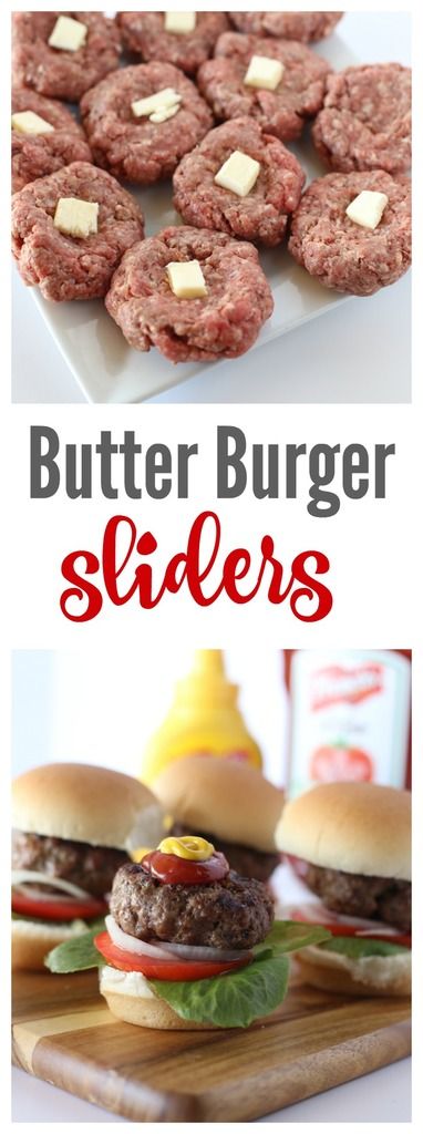 The Best Butter Burger Sliders Steak Burger Sliders, Slider Recipes Hamburger, Mini Cheese Burger Sliders, Mini Sliders Hamburger, Sliders Burger Recipes, Sliders Burger, Slider Burger, Sandwiches Grilled, Burger Sliders Recipes