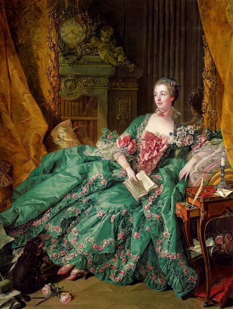 Madame Pompadour, Rococo Art, Rococo Fashion, Historical Eras, 18th Century Fashion, National Gallery Of Art, Rococo Style, Pompadour, Historical Dresses