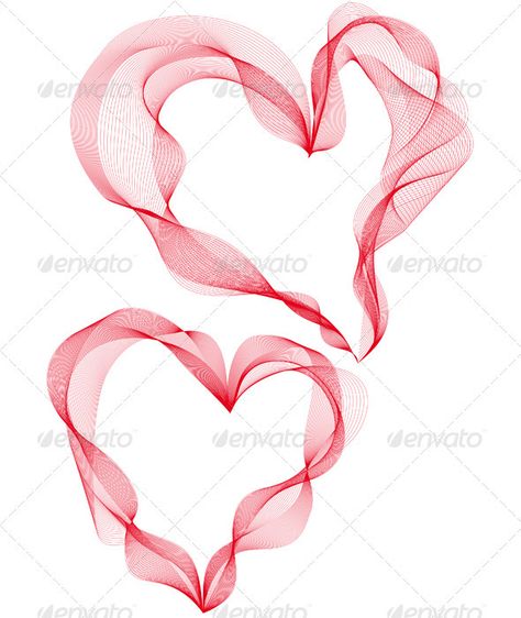 Abstract Love, Vector Graphics Design, Artist Branding, Heart Designs, 3d Abstract, Abstract Vector, Pattern Tattoo, Valentine's Day Outfit, 3d Modelling