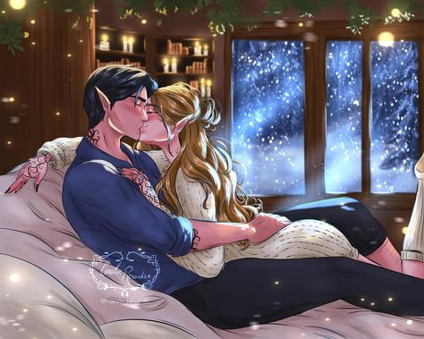 Coralie ❀ (@coralie.renards) • Photos et vidéos Instagram Feyre And Rhysand, A Court Of Wings And Ruin, Procreate Art, Sarah J Maas Books, A Court Of Mist And Fury, The Cabin, Look At The Stars, Crescent City, Fantasy Novels