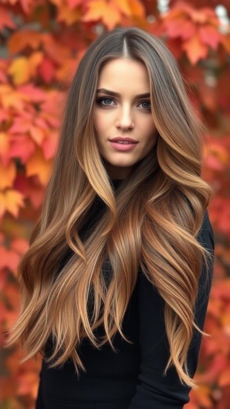 7 Must-Have Fall Hair Colors for Blondes: Ideas and Inspiration Warm Tone Hair Color Ideas, Warm Autumn Hair Color Blonde, Brown With Honey Highlights, Warm Blonde Hair Color Honey, Honey Caramel Hair, Warm Honey Blonde, Gold Blonde Hair, Fall Hair Colors For Blondes, Carmel Hair Color