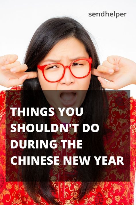 There are many taboos associated with the Chinese New Year celebrations. If you wish to welcome good luck and fortune in the coming year, here's a list of DON'Ts you need to be aware of. Chinese New Year Traditions Good Luck, Chinese New Year Traditions, Lunar New Year, New Year Celebration, Lunar New, Festive Season, Chinese New Year, Good Luck, Holidays