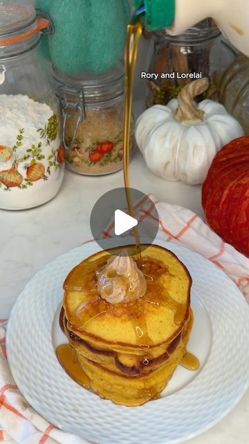 Chef Danielle Sepsy on Instagram: "Channeling my inner Gilmore girl with these cozy pumpkin pancakes 🍂🎃 Perfect for crisp autumn mornings, topped with maple syrup and spiced brown sugar butter. A little slice of Stars Hollow in every bite! 
 
Ingredients:
1.5 cups AP flour
1 teaspoon salt
3 tablespoons sugar
1 3/4 teaspoons baking powder 
3/4 teaspoon pumpkin pie spice
1/4 teaspoon cinnamon
1 cup buttermilk
1/3 cup pumpkin puree
1 teaspoon vanilla extract
2 eggs, separated (you will use both the yolks and the whites)
3 tablespoons butter, melted (plus more for buttering the pan)
 
Spiced Brown Sugar Butter-
4 tablespoons soft, room temperature butter (salted preferred but unsalted okay)
2 tablespoons packed dark brown sugar
1/2 teaspoon ground cinnamon (or pumpkin pie spice!)
1/8 teaspoo Room Temperature Butter, Soft Room, Brown Sugar Butter, Gilmore Girl, Pumpkin Pancakes, Crisp Autumn, Holiday Breakfast, Autumn Morning, Stars Hollow