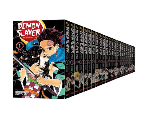 Demon Slayer Kimetsu no Yaiba Manga Box Set Manga Box Sets, Demon Slayer Manga, Taisho Era, Manga English, Popular Manga, Shōnen Manga, Demon Slayer Kimetsu No Yaiba, Trials And Tribulations, Manga Books