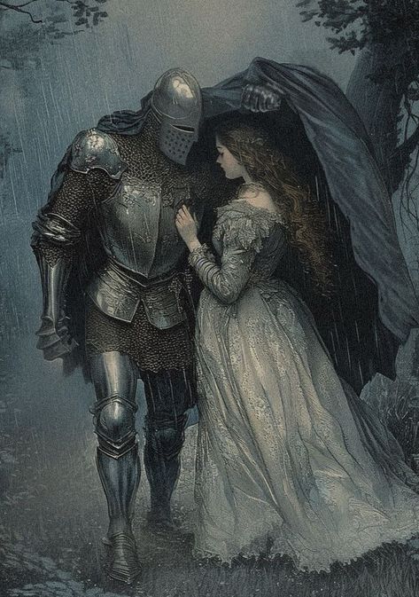 Princess X Knight, Knight X Princess, Sif Dark Souls, Knight And Princess, Princess And Knight, Medieval Romance, Shining Armor, Knight Art, 다크 판타지