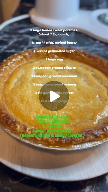 DJ She on Instagram: "Are you going to try this Double Crusted Sweet Potato Pie? #doublecrustedpie #sweetpotatopies🍠 #freerecipesday #djshedoesitall #sheisadj #sheisachef #usethissoundtogoviral" Double Crusted Sweet Potato Pie, Potato Pie, Sweet Potato Pie, Diy Food, Diy Food Recipes, Sweet Potato, Pie