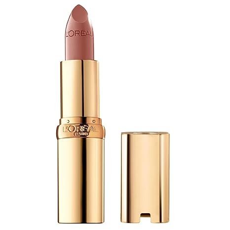 Amazon.com : L'Oreal Paris Colour Riche Original Creamy, Hydrating Satin Lipstick with Argan Oil and Vitamin E, Fairest Nude , 1 Count : Lipstick : Beauty & Personal Care Bright Pink Lipsticks, Mauve Lipstick, Makeup Shades, Hydrating Lipstick, Bottom Lip, Satin Lipstick, Moisturizing Lipstick, Nude Lipstick, Upper Lip