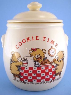 Treasure Craft Cookie Time Vintage Ceramic Cookie Jar Bears | eBay $34.99 Horse Cookies, Collectible Cookie Jars, Treasure Craft, Vintage Cookie Jars, Ceramic Cookie Jar, Treasure Crafts, 3 Bears, Bear Cookies, Cookie Jars Vintage