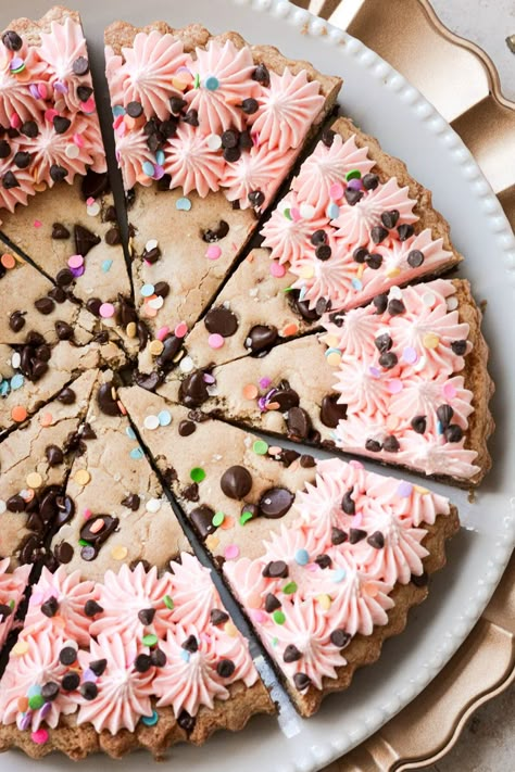 One Tough Cookie Birthday Party Girl, Cookie Monster Half Birthday, Cute Cookie Cake Designs, High Altitude Chocolate Chip Cookies, Traditional Birthday Cake, Big Chocolate Chip Cookies, Birthday Cookie Cake, Half Birthday Cake, Cookie Cake Ideas