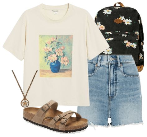 Birkenstock Franca Outfit, Birkenstock Franca, Outfit Maker, Outfit Shoplook, Summer Outfit, Slide Sandals, Birkenstock, Outfit Ideas, Summer Outfits