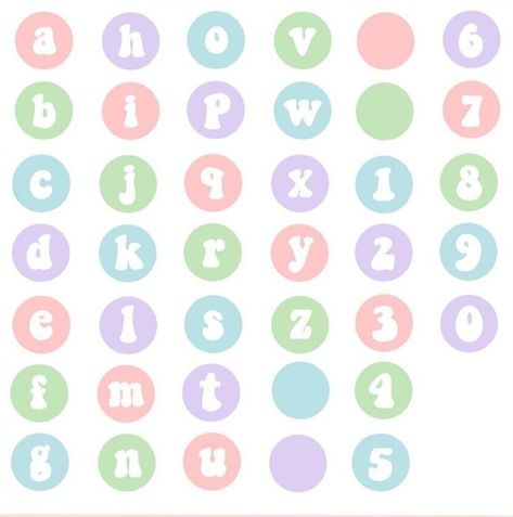 Pastel Stickers Printable, Scrapbook Stickers Printable Letters, Journal Alphabet Stickers Printable, Pastel Letters Printable, Scrapbook Alphabet Stickers Printable, Korean Letters, Pop Stickers, Bullet Journal Printables, Computer Sticker