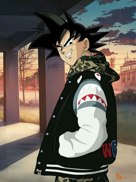 Anime Hypebeast, Hypebeast Anime, Whatsapp Wallpapers Hd, Trill Art, Arte Doodle, Anime Gangster, Dragon Ball Wallpaper Iphone, Goku Wallpaper, Black Goku