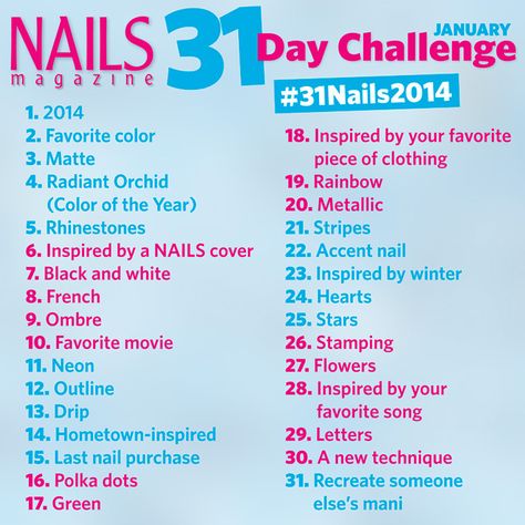 Mani Monday: #31Nails2014 | Salon Fanatic Nails 2014, Mani Monday, 31 Day Challenge, Nail Techniques, Beauty Tips For Hair, Social Media Planner, Manicures Designs, Beautiful Nail Designs, Day Challenge