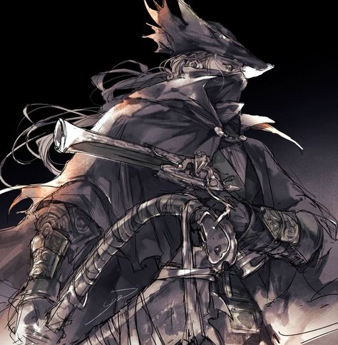 Bloodborne Fanart, Bloodborne Concept Art, Sif Dark Souls, Saga Art, Software Art, Bloodborne Art, Old Blood, Dark Souls 3, Dark Souls Art