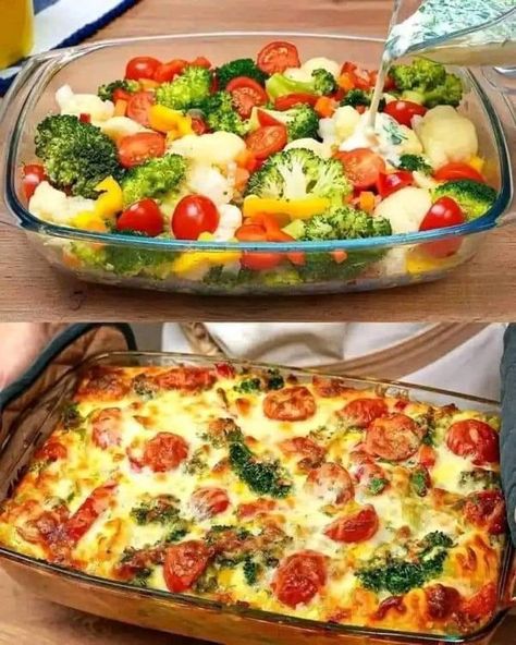 Baked Vegetable And Egg Casserole, Vegetable Bake Casserole, Egg Broccoli Cheese Casserole, Egg And Veggie Bake, Ww Vegetable Casserole Recipes, Weight Watchers Egg Casserole, Cauliflower And Cheese Casserole, Eggs With Broccoli, Vegetable Egg Casserole Recipes