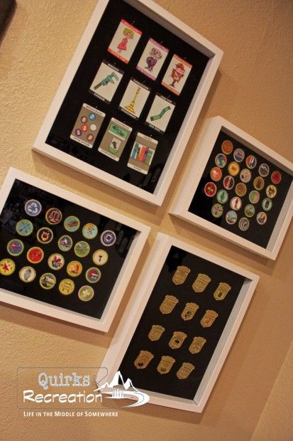 display Scouts Badges Display, Badges Display Ideas, Swimming Badges Display Ideas, Jr Ranger Badge Display, Pin Badge Display, Junior Ranger Badge Display, Badge Display Ideas, Displaying Stickers, Patch Display