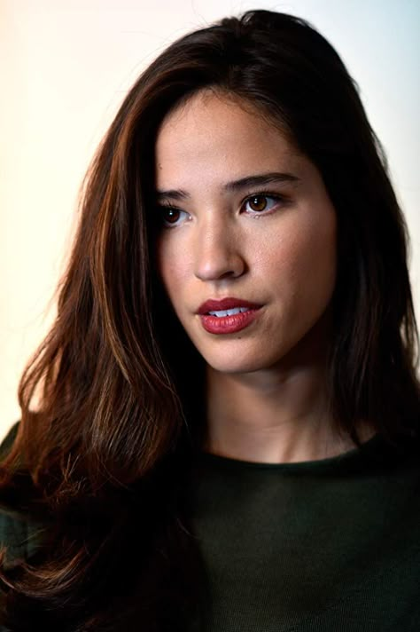 Short Brown Hairstyles, Kelsey Chow, Kelsey Asbille, Brown Hairstyles, Hair Doctor, Short Dark Hair, Short Brown Hair, Bold Makeup, Bright Hair