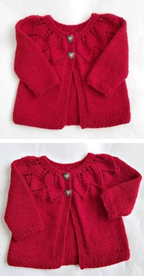 Red Leaves Knit Baby Cardigan Free Pattern Free Knitting Baby Sweater Patterns, Knitting Girls Free, Knitting For Baby Girl, Free Baby Patterns Knitting, Infant Knitted Sweater Patterns, Baby Girl Cardigan Knitting Pattern Free, Baby Girl Sweater Knitting Pattern, Baby Cardigans To Knit Free Pattern, Girls Cardigan Knitting Pattern Free Children