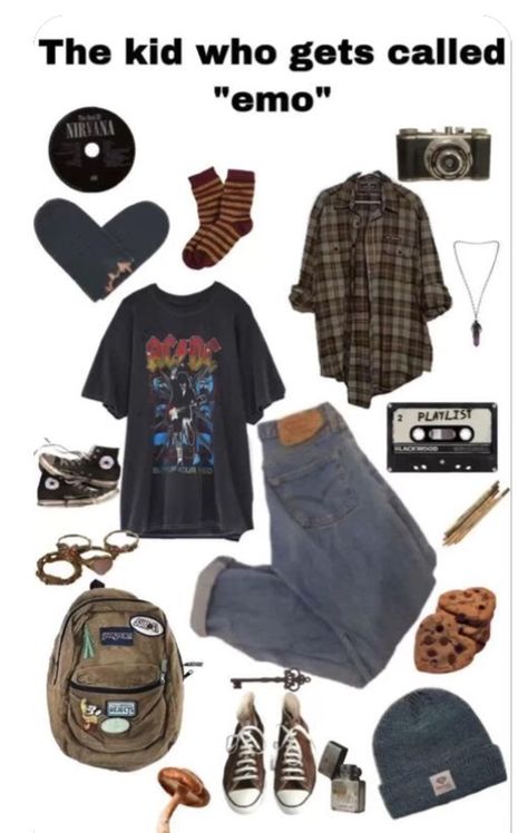 Midwest Emo Style, Midwest Emo Outfits, Outfit Ideaa, Emo Style, Midwest Emo, Mood Clothes, Grunge Outfit, Estilo Grunge, Alex G