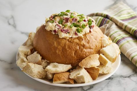 Reuben Dip In A Bread Bowl - The Cooking Mom Reuben Dip In Bread Bowl, Rubin Dip, Bread Bowl Dips, Rueben Dip, Dip In Bread Bowl, Bread Bowl Dip, Food Dips, Reuben Dip, Beef Chops