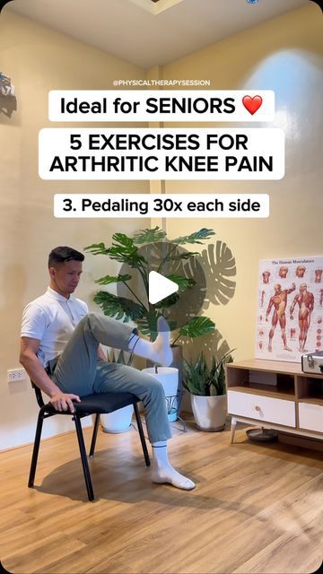 Exercises For Knee Bursitis, Exercises For Arthritic Knees, Bursitis Knee, Exercises For Knee Pain, Senior Exercises, Inner Knee Pain, Knee Pain Exercises, Easy Exercise, Exercise Videos