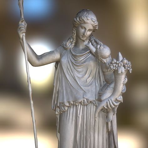 Eirene (Goddess of Peace) by GeoffreyMarchal - Thingiverse Horae Goddesses, Goddess Of Peace, Ancient Greece Art, Greek Mythology Goddesses, Peace Tattoos, Pagan Goddess, Goddess Aesthetic, Daughter Of Zeus, Greece Art