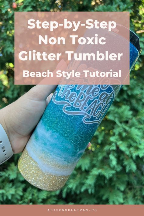 Beach tumbler cups