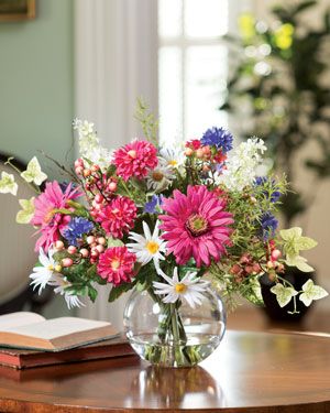 Silk Flower Centerpieces, Garden Centerpiece, Silk Arrangements, Artificial Floral Arrangements, Silk Flower Bouquets, Faux Floral Arrangement, Silk Floral Arrangements, Silk Flower Arrangements, Gerbera Daisy