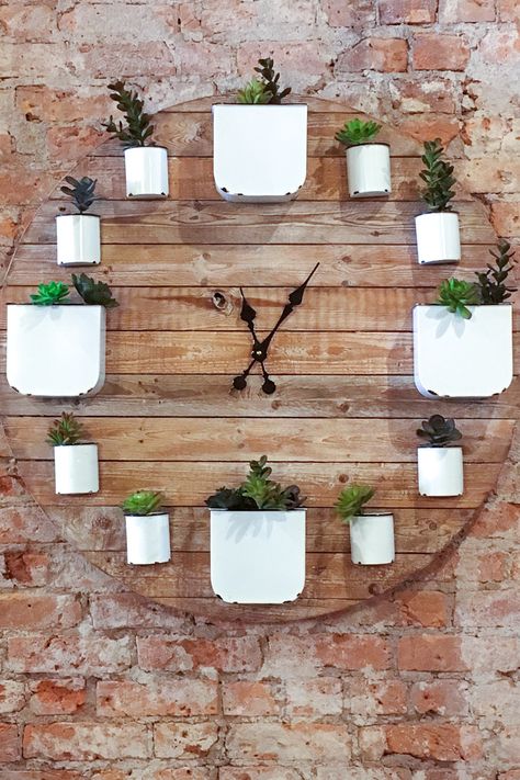 Diy Planters Indoor, Wood Succulent Planter, Succulent Planter Diy, Durango Colorado, Tea Company, Walled Garden, Diy Pots, Cactus Garden, Garden Wall Decor